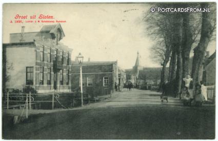 Sloten NH, Groet uit ansichtkaart: Sloten NH, Groet uit