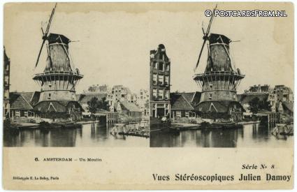 Amsterdam, Un Moulin ansichtkaart: Amsterdam, Un Moulin
