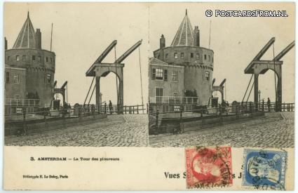 Amsterdam, La Tour des pleureurs ansichtkaart: Amsterdam, La Tour des pleureurs