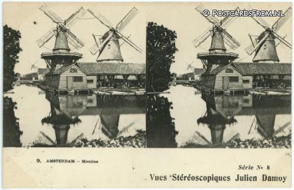 Amsterdam, Moulins ansichtkaart: Amsterdam, Moulins