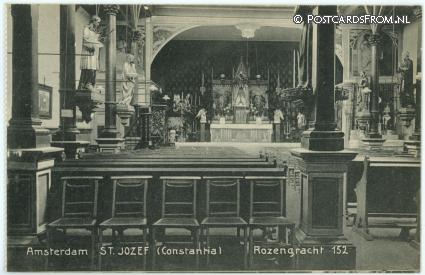 ansichtkaart: Amsterdam, St. Jozef. Constantia. Rozengracht 152