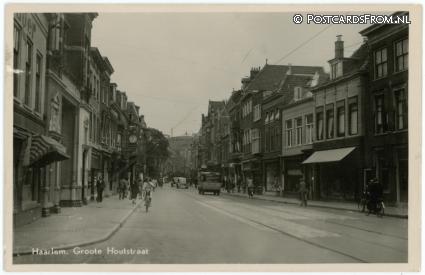 Haarlem, Groote Houtstraat ansichtkaart: Haarlem, Groote Houtstraat