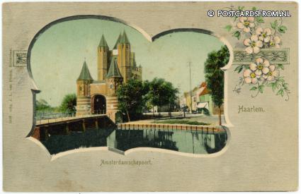 Haarlem, Amsterdamschepoort ansichtkaart: Haarlem, Amsterdamschepoort