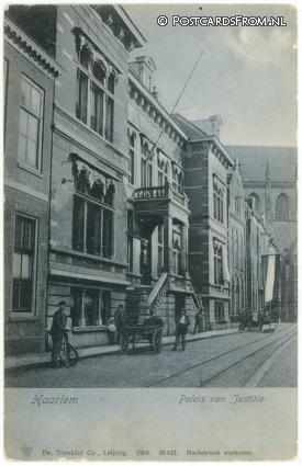 Haarlem, Paleis van Justitie ansichtkaart: Haarlem, Paleis van Justitie