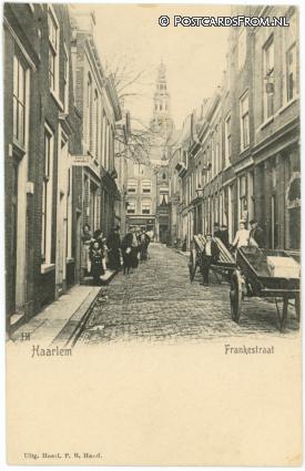 Haarlem, Frankestraat ansichtkaart: Haarlem, Frankestraat