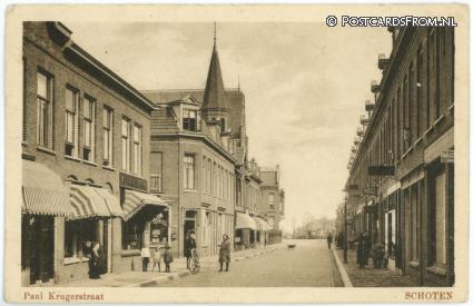 ansichtkaart: Schoten NH, Paul Krugerstraat