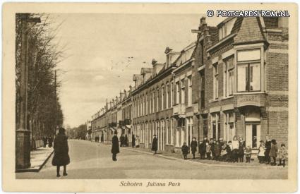 ansichtkaart: Schoten NH, Juliana Park