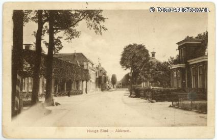 ansichtkaart: Akkrum, Hooge Eind