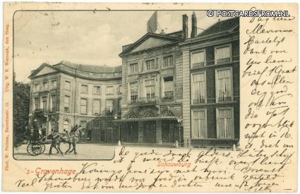 ansichtkaart: 's-Gravenhage, Schouwburg