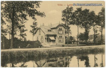 ansichtkaart: Lutten, Villa - Lutten a.d. Dedemsvaart