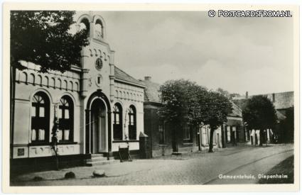 Diepenheim, Gemeentehuis ansichtkaart: Diepenheim, Gemeentehuis