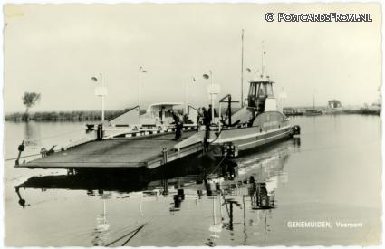 Genemuiden, Veerpont ansichtkaart: Genemuiden, Veerpont
