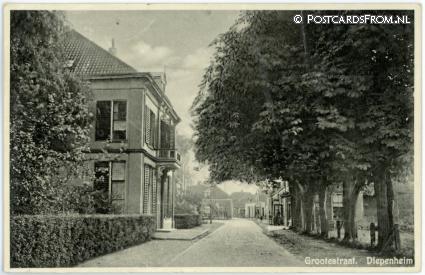 Diepenheim, Grootestraat ansichtkaart: Diepenheim, Grootestraat