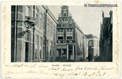 Blokzijl, Zeedijk ansichtkaart: Blokzijl, Zeedijk