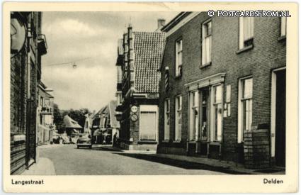 Delden, Langestraat ansichtkaart: Delden, Langestraat