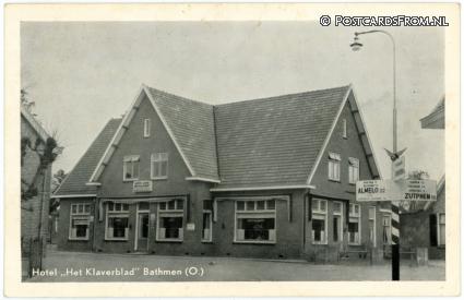 ansichtkaart: Bathmen, Hotel 'Het Klaverblad'