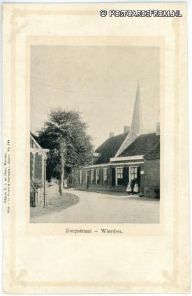ansichtkaart: Wierden, Dorpstraat