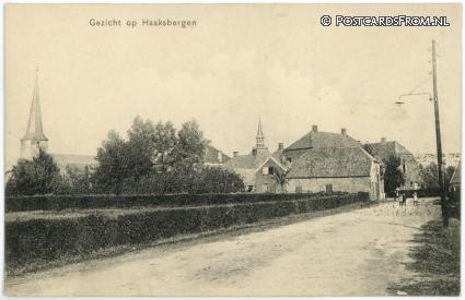 ansichtkaart: Haaksbergen, Gezicht op