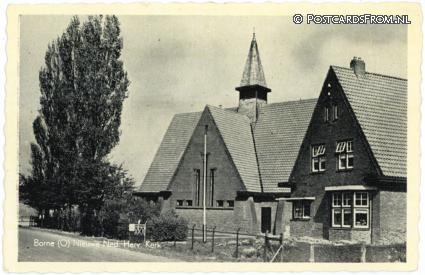 ansichtkaart: Borne, Nieuwe Ned. Herv. Kerk