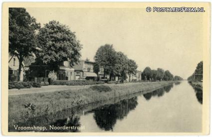 ansichtkaart: Vroomshoop, Noorderstraat