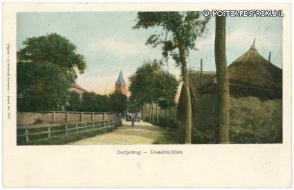 IJsselmuiden, Dorpsweg ansichtkaart: IJsselmuiden, Dorpsweg