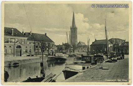 ansichtkaart: Steenwijk, Het Diep