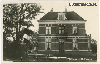 Wesepe, N.H. Pastorie ansichtkaart: Wesepe, N.H. Pastorie