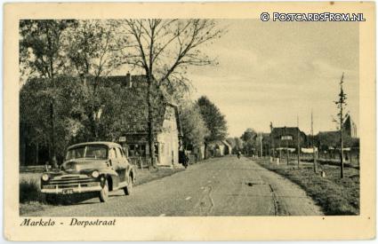 ansichtkaart: Markelo, Dorpsstraat