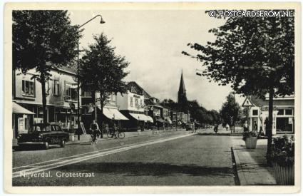 ansichtkaart: Nijverdal, Grotestraat