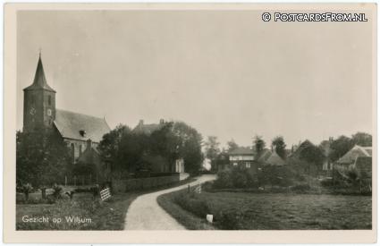 ansichtkaart: Wilsum, Gezicht op