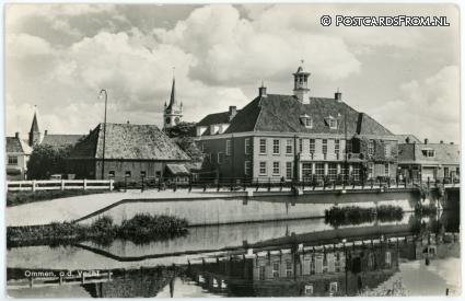 ansichtkaart: Ommen, Aan de Vecht