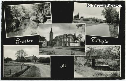 ansichtkaart: Tilligte, Groeten uit