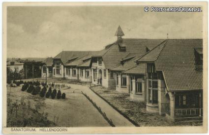 Hellendoorn, Sanatorium ansichtkaart: Hellendoorn, Sanatorium