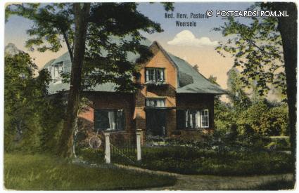ansichtkaart: Weerselo, Pastorie