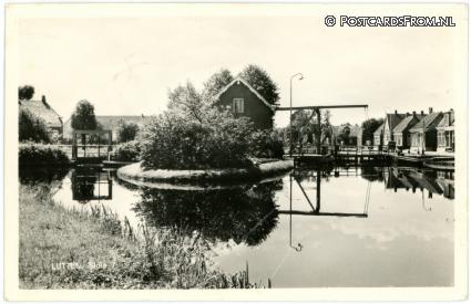 ansichtkaart: Lutten, Sluis 7