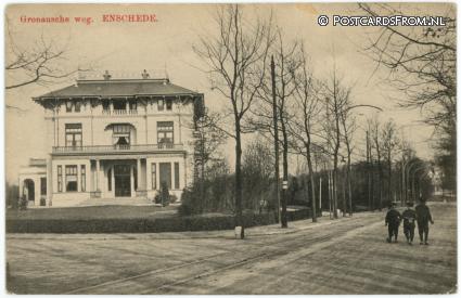 Enschede, Gronausche weg ansichtkaart: Enschede, Gronausche weg