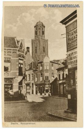 Zwolle, Kamperstraat ansichtkaart: Zwolle, Kamperstraat