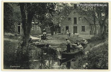 Giethoorn, -- ansichtkaart: Giethoorn, --