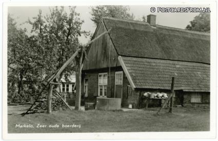 Markelo, Zeer oude boerderij ansichtkaart: Markelo, Zeer oude boerderij
