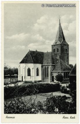 Heemse, Herv. Kerk ansichtkaart: Heemse, Herv. Kerk