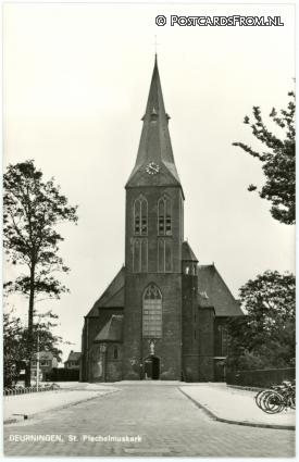 ansichtkaart: Deurningen, St. Plechelmuskerk