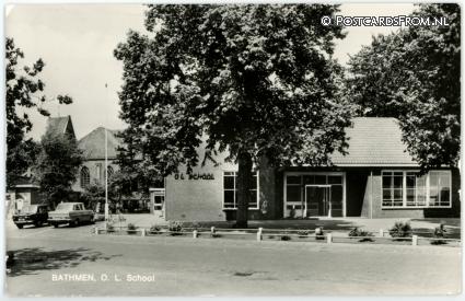 Bathmen, O.L. School ansichtkaart: Bathmen, O.L. School