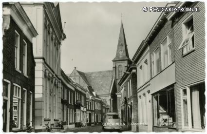 Genemuiden, Langestraat ansichtkaart: Genemuiden, Langestraat