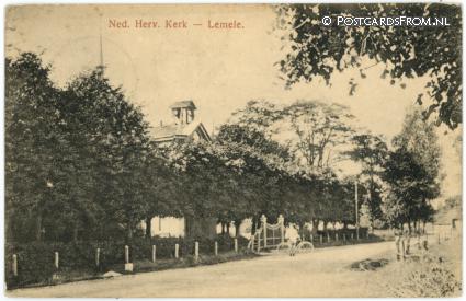 Lemele, Ned. Herv. Kerk ansichtkaart: Lemele, Ned. Herv. Kerk