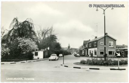ansichtkaart: IJsselmuiden, Dorpsweg
