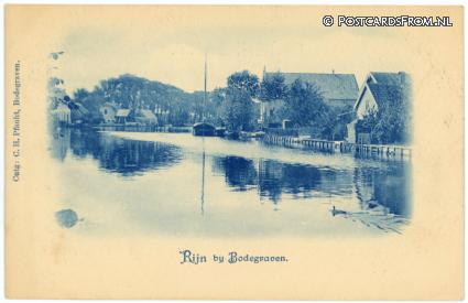 Bodegraven, Rijn bij Bodegraven ansichtkaart: Bodegraven, Rijn bij Bodegraven