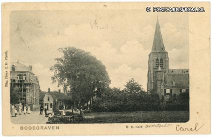 Bodegraven, R.K. Kerk ansichtkaart: Bodegraven, R.K. Kerk
