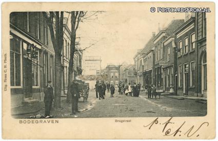 Bodegraven, Brugstraat ansichtkaart: Bodegraven, Brugstraat
