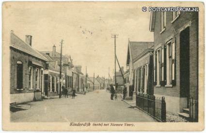 ansichtkaart: Alblasserdam, ? Nabij het Nieuwe Veer