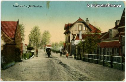 Sliedrecht, Postkantoor ansichtkaart: Sliedrecht, Postkantoor